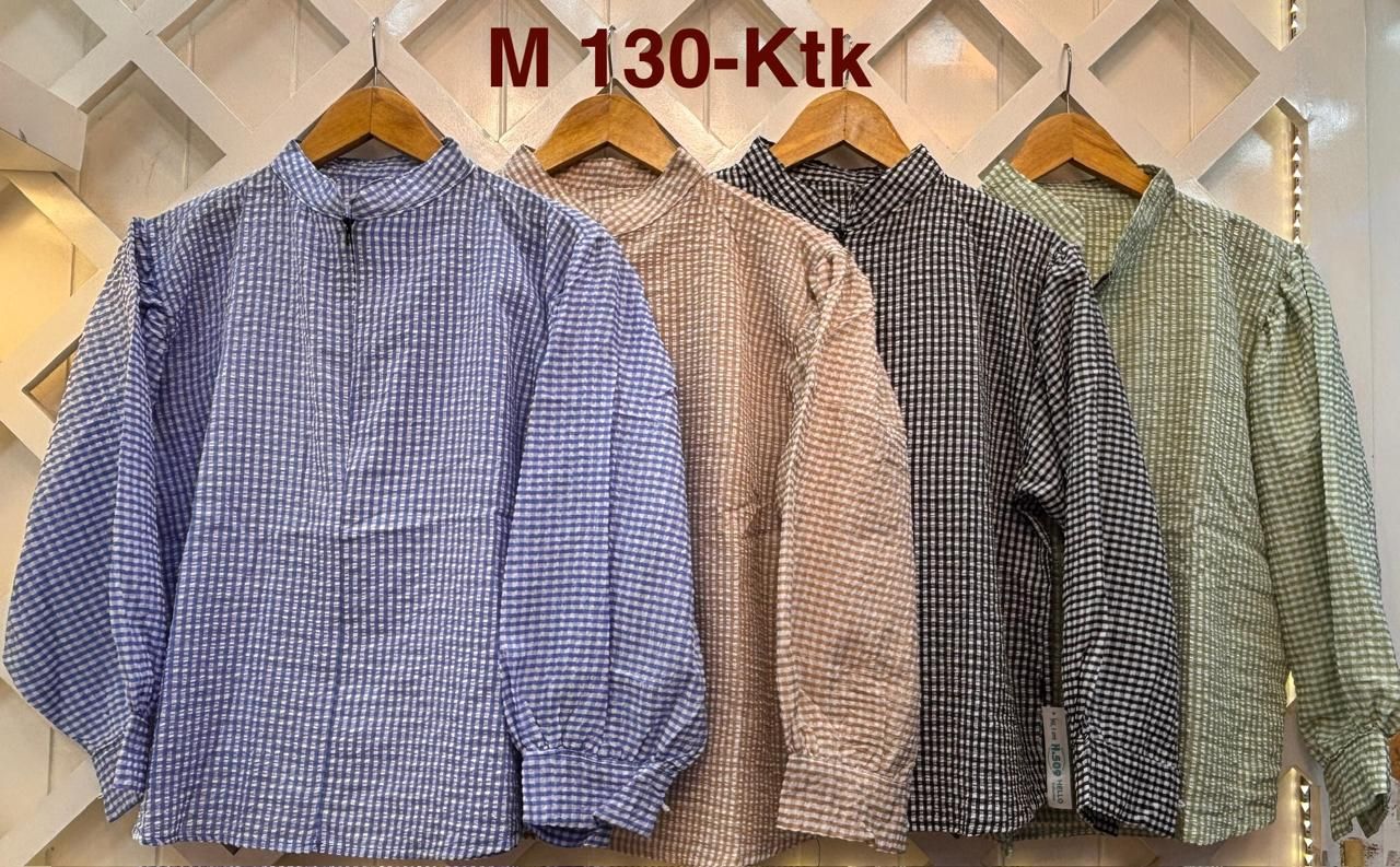 Atasan/kemeja Kotak/Denim