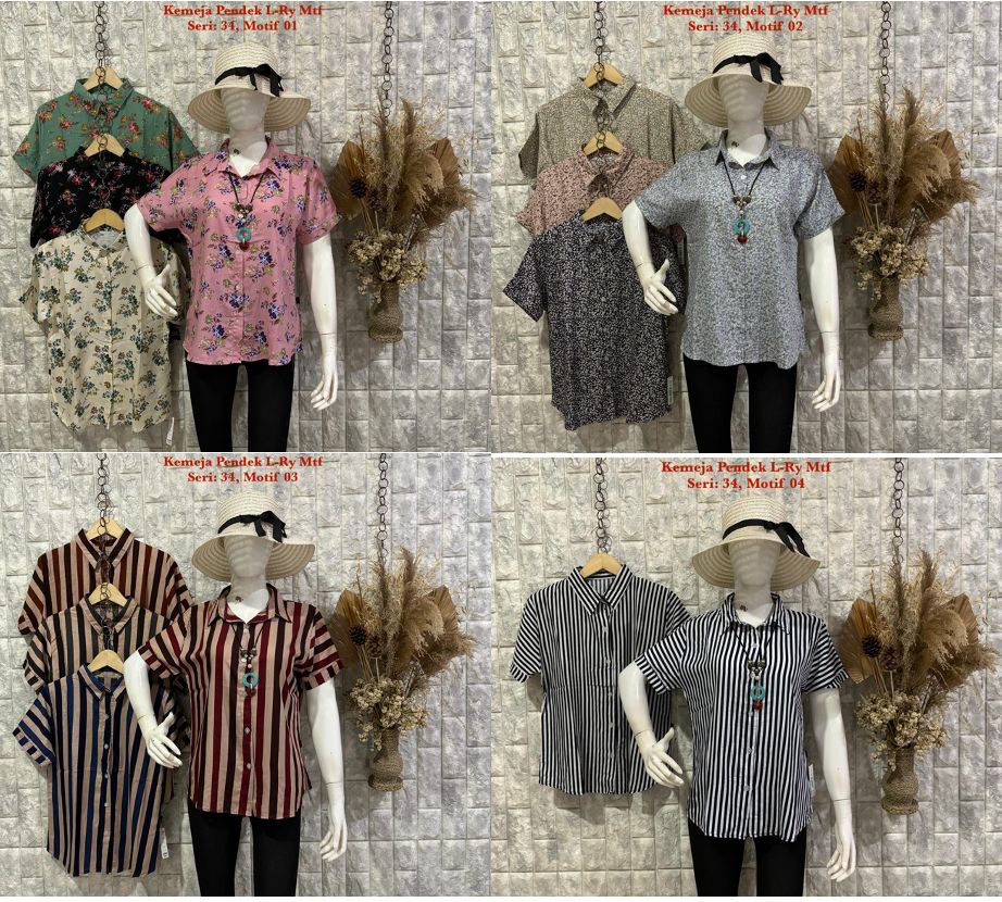 Kemeja Pendek L-Ry Mtf