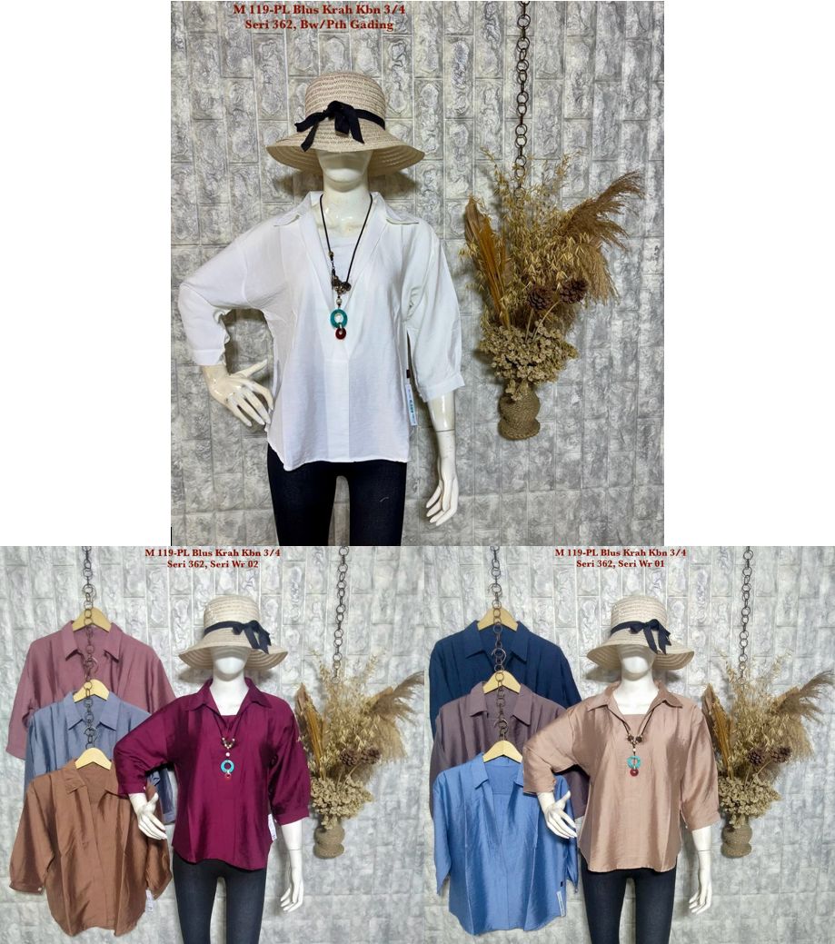 M 119-PL Blus Krah Kbn 3/4