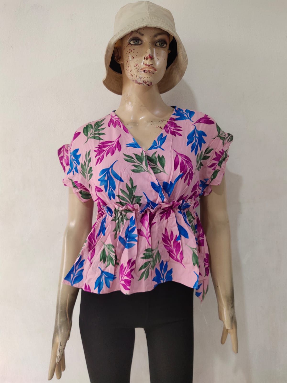 M 29 Blus Kimono Ryn Motif