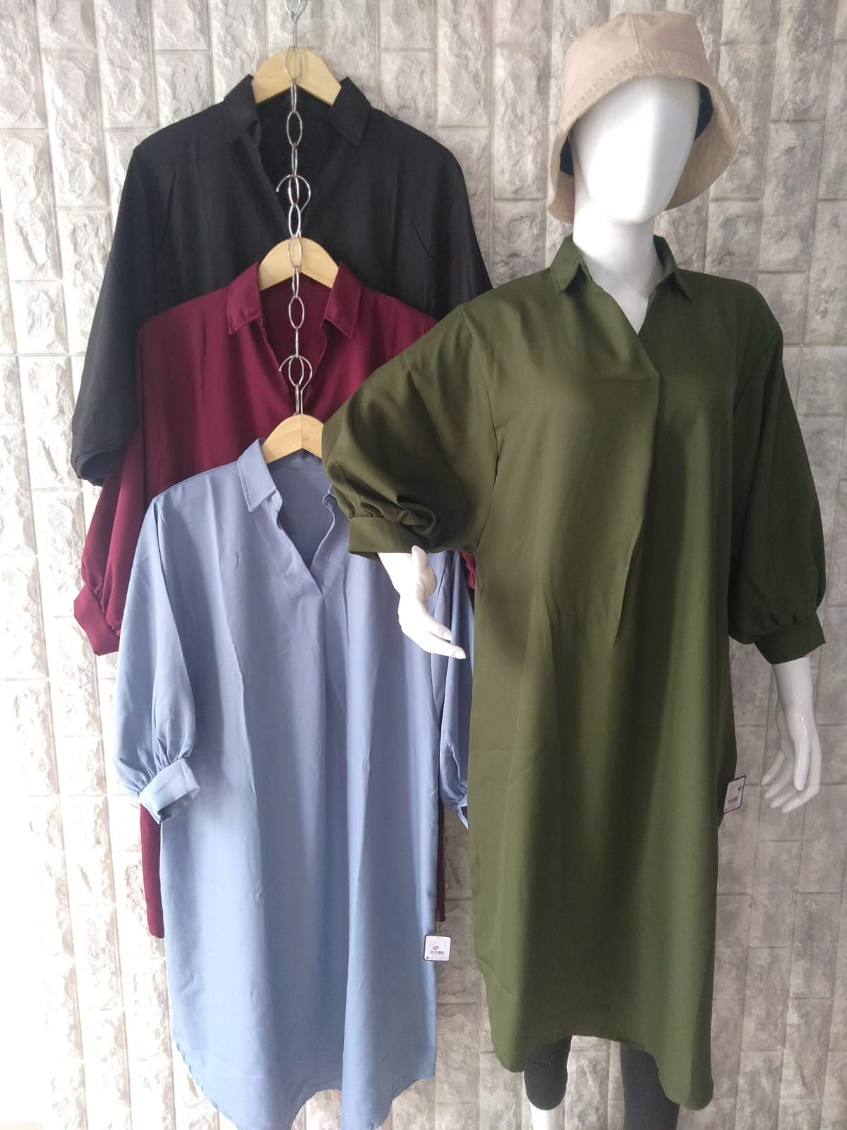 M 77 Dress Krah Tgn Balon