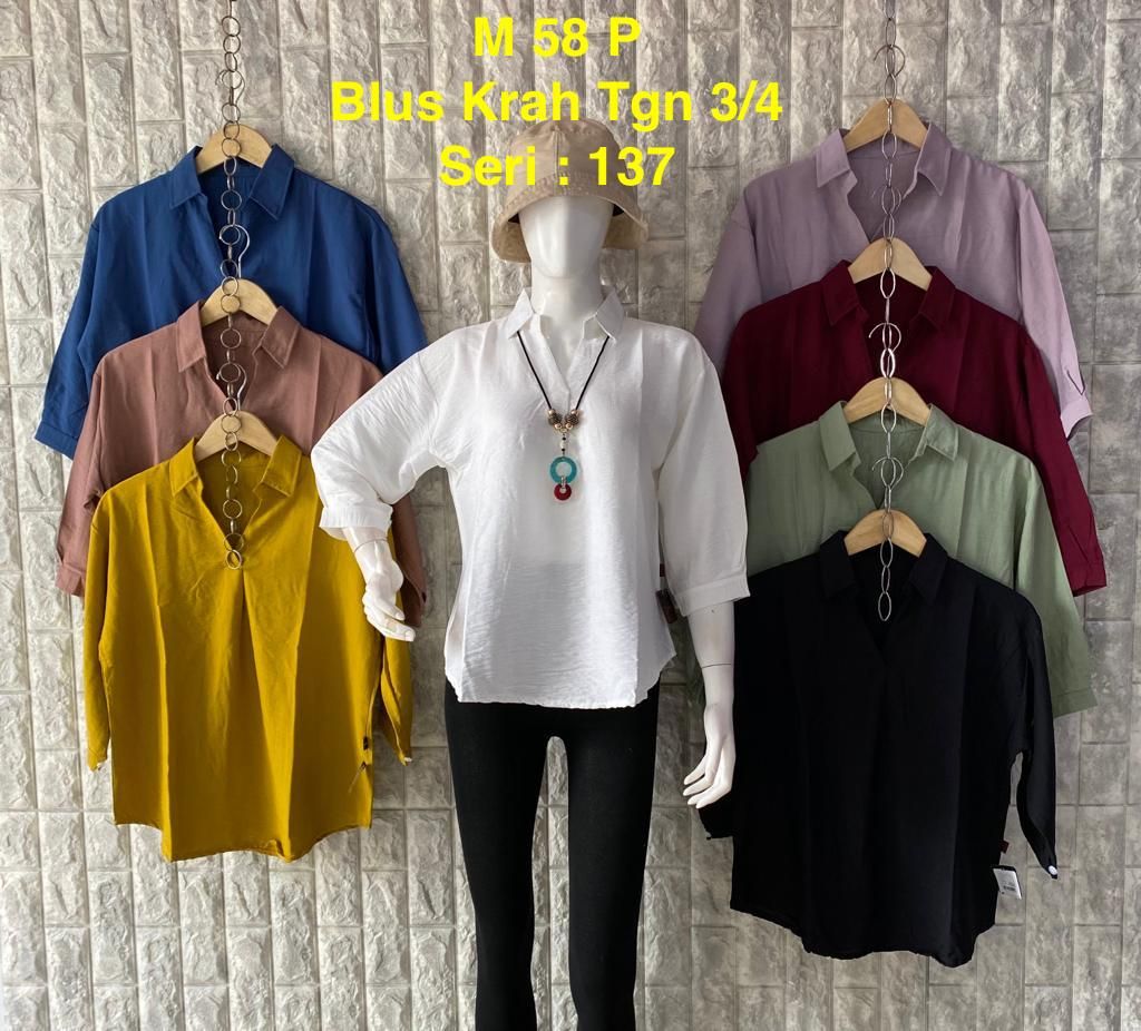 M 58-PL Blus Krah Tgn 3/4